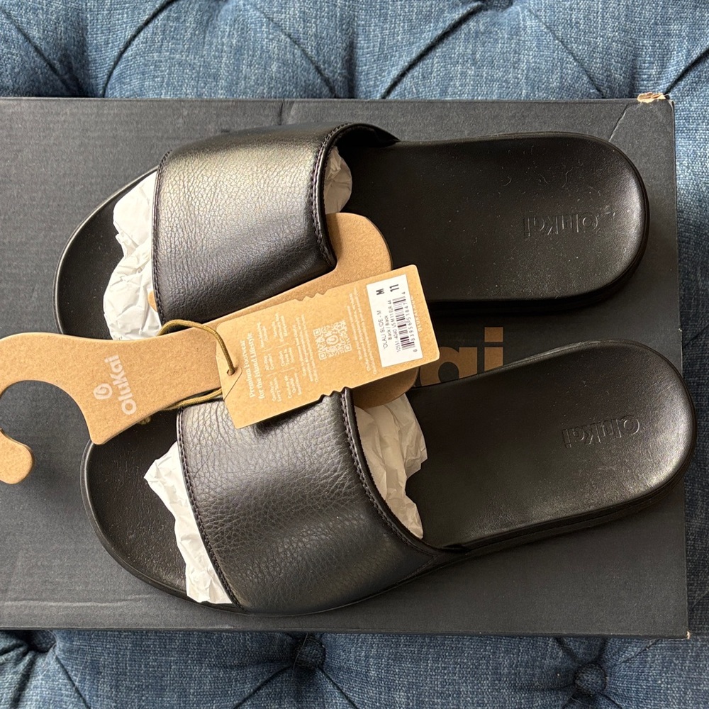 OluKai Olali Slide Sandals NIB